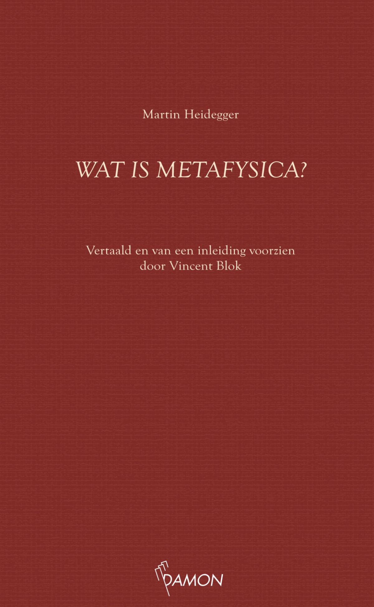 Wat is metafysica?