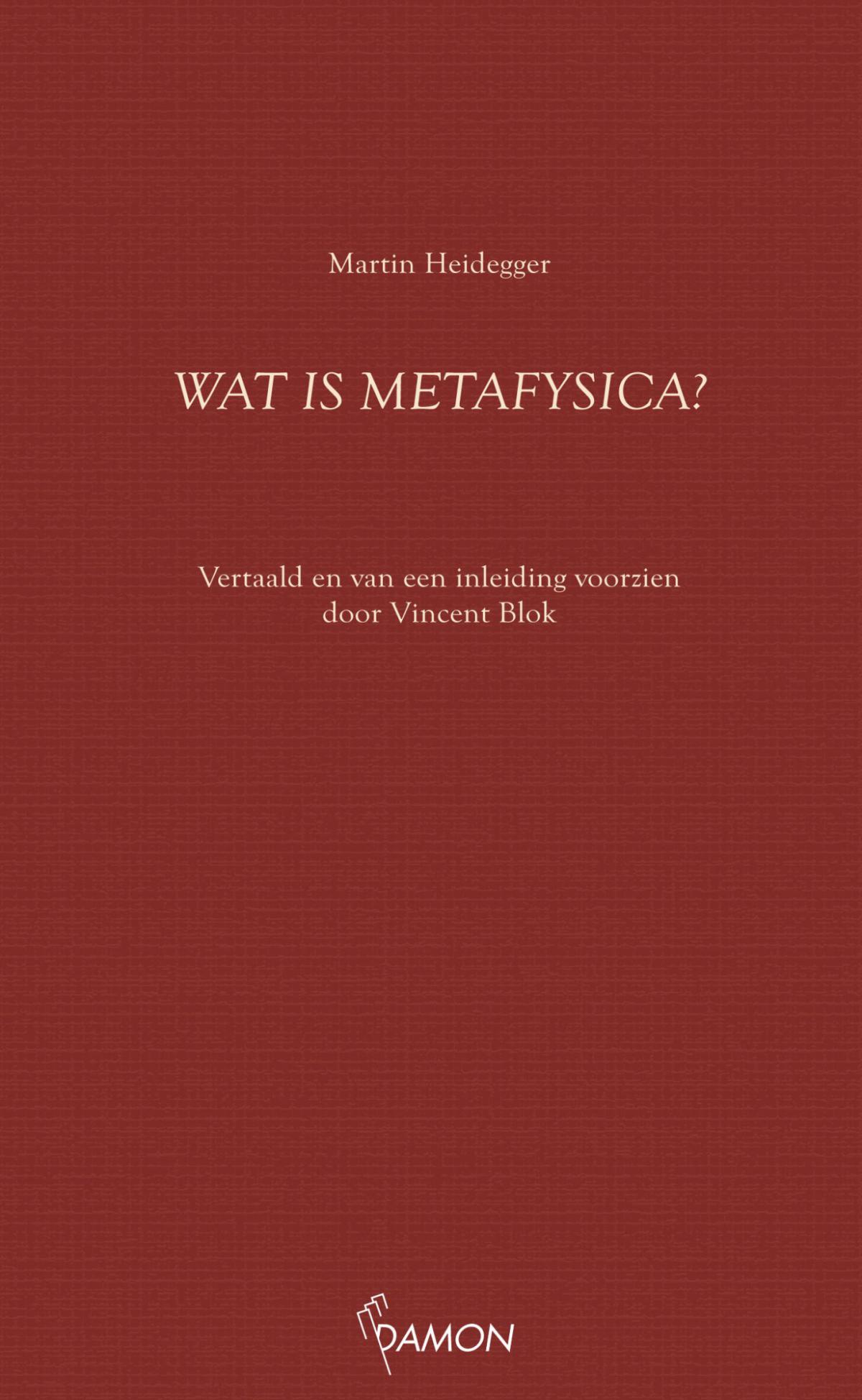 Wat is metafysica?